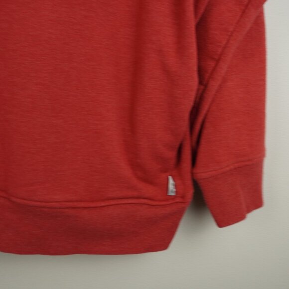 Eddie Bauer Coral‎ Pink Cowl Neck Pullover Sweatshirt Size Medium - Picture 2 of 7